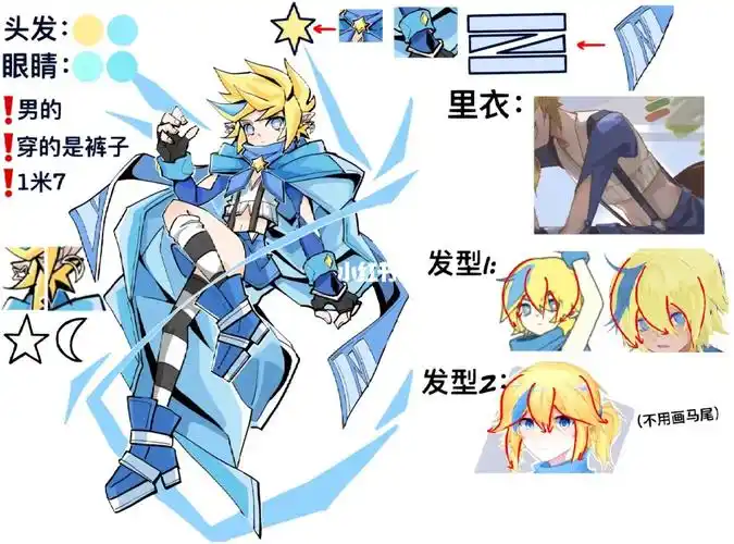 稿  #自设  #凹凸世界自设  #凹凸世界oc  #oc怕妈咪画错所以搞了