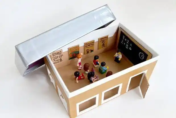 创新手工最实用最好玩的鞋盒手工孩子老师都来找我要