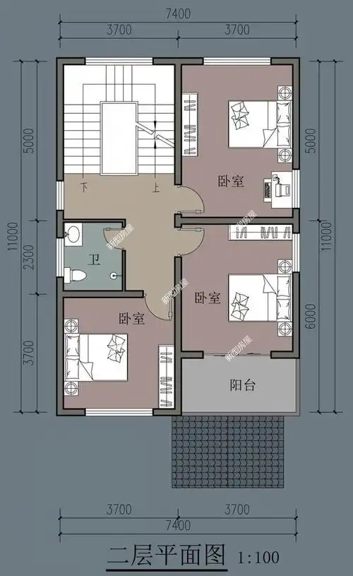 农村宅地不足百平给家人建一栋二层小洋楼20万足够了