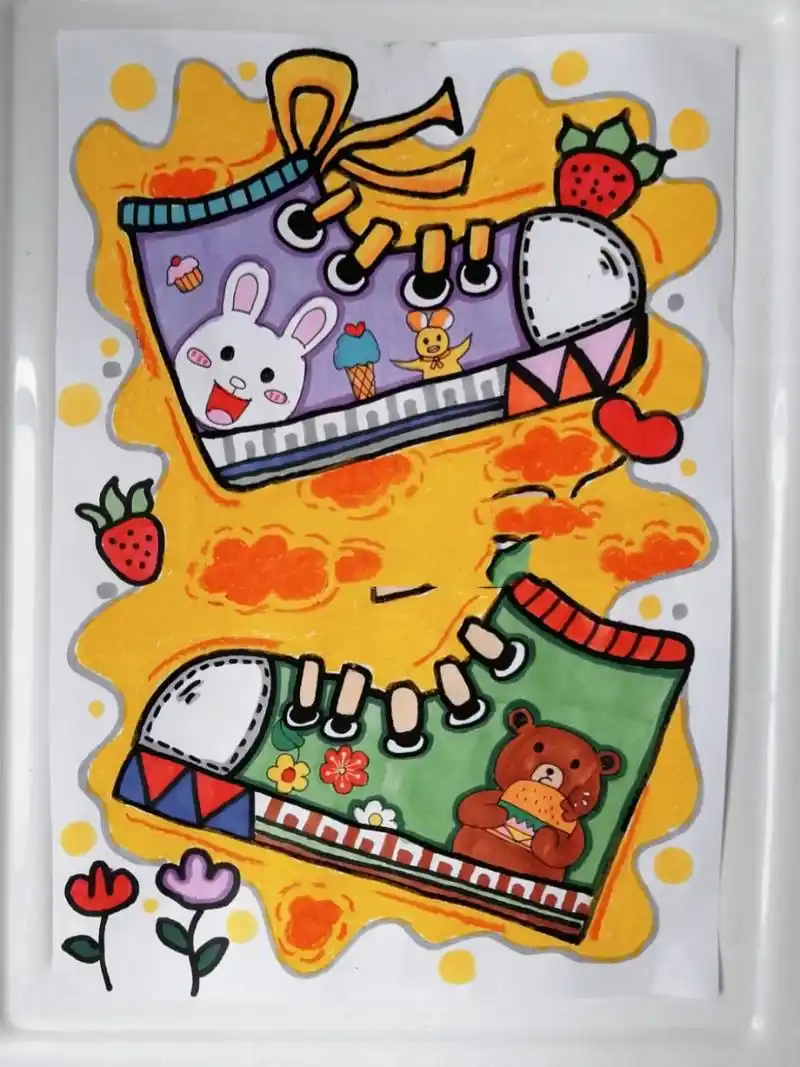 自己装饰鞋子:小朋友的创意无穷!