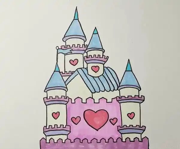 简笔画城堡 简笔画城堡简单又漂亮