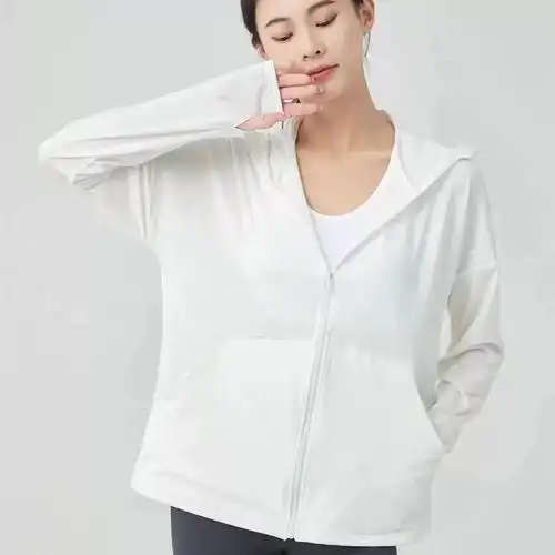 防紫外线外搭大码连帽小野和子防晒衣服冰丝外套防晒服女士夏长款
