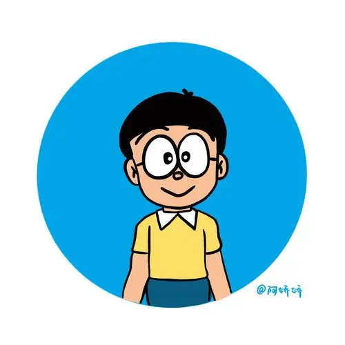 每天一张简笔画 |大雄(内含详细步骤)