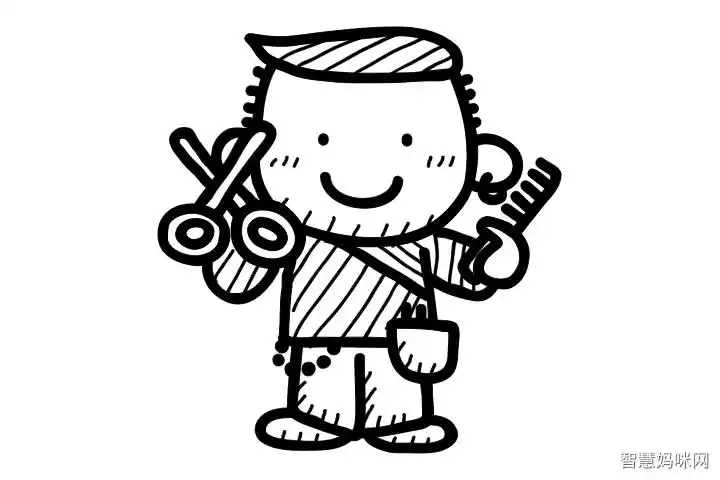 各种职业人物的简笔画