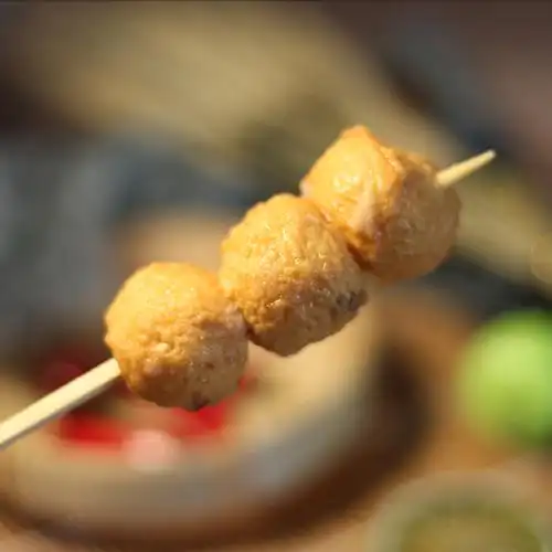 墨鱼鱼丸10串海润润鼎味泰关东煮食便利店罗森鱼丸