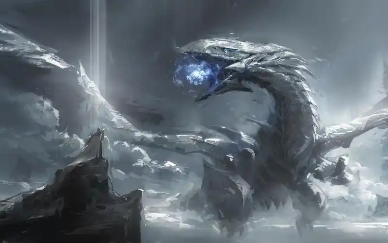 【板绘】游戏王·"青眼白龙"と"海马頼人"【厚涂】8000w至尊版_哔哩