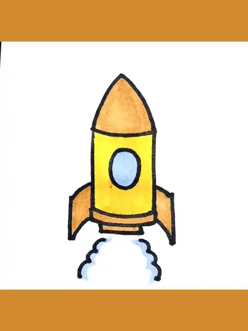 用数字101画火箭