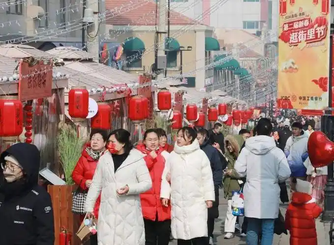 发现身边的国潮|迎龙年,逛街里!_中山路_市民_青岛