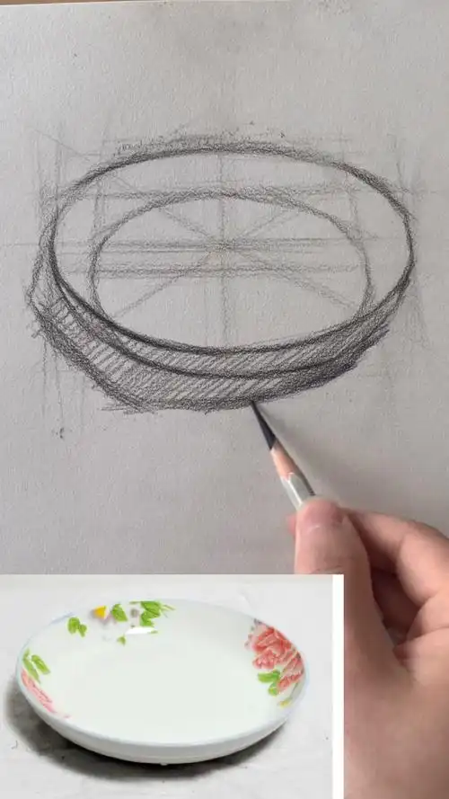 素描基础:教你画盘子