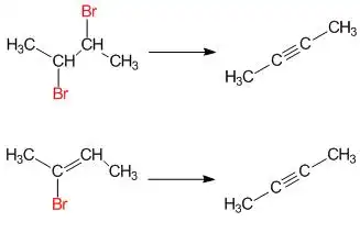 消去反应为什么会生成碳碳三键