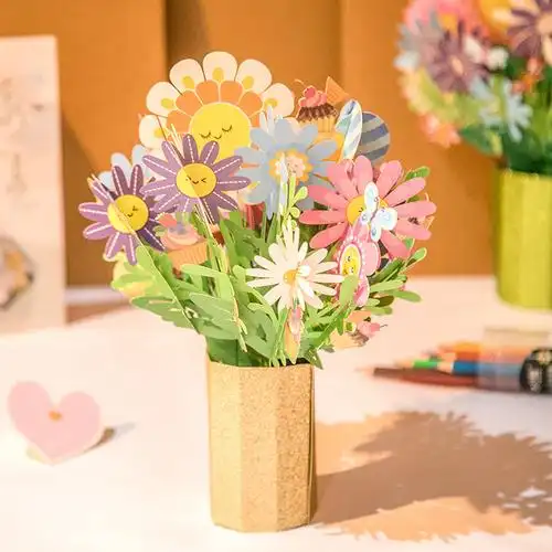 教师节礼物女老师幼儿园小学生手工diy花束立体实用儿童创意礼品