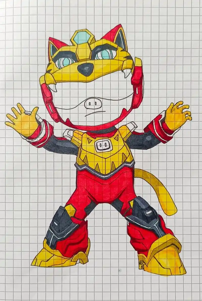 猪猪侠上色过程,拿去画吧 #画画的日常# #画画# #猪猪侠# #上色过程