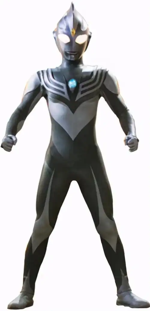 迪迦奥特曼原本的姿态,3000万年后,大古用黑暗火花棱镜变身.