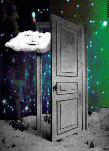 白云闪烁微笑设计开门星星点点gif动图_动态图_表情包下载_soogif