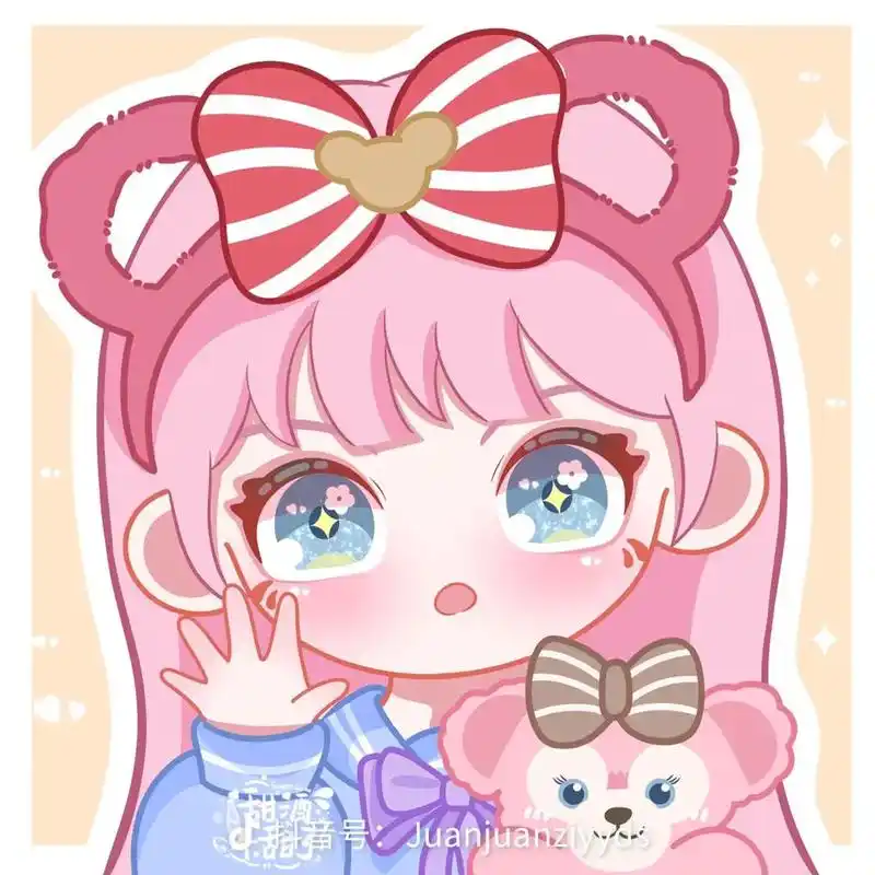 可爱的4人闺蜜头像 - 抖音