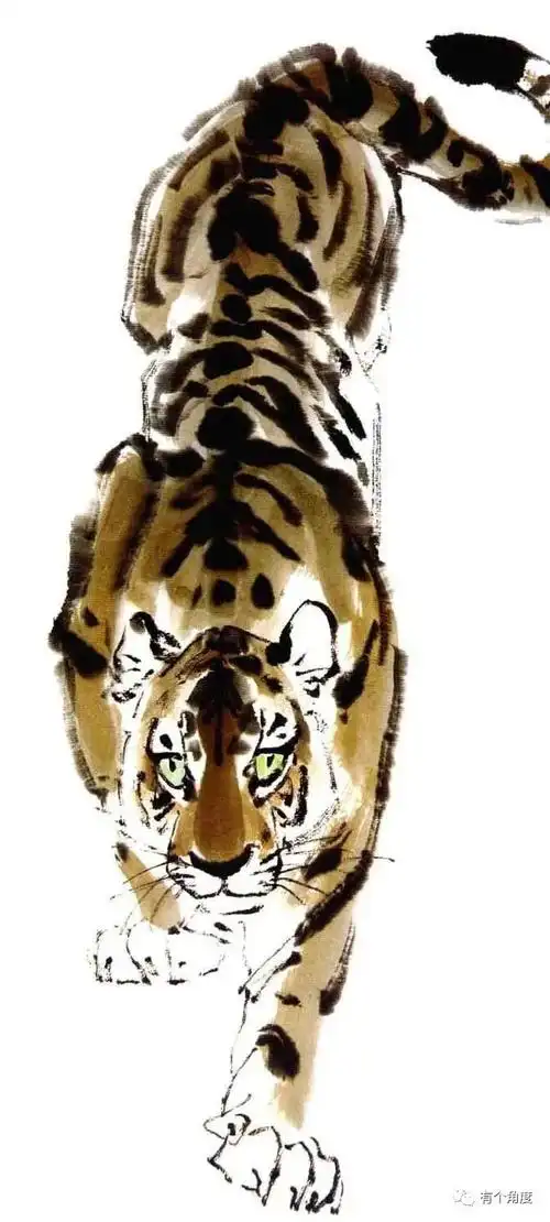 虎年学画虎写意虎画法示范