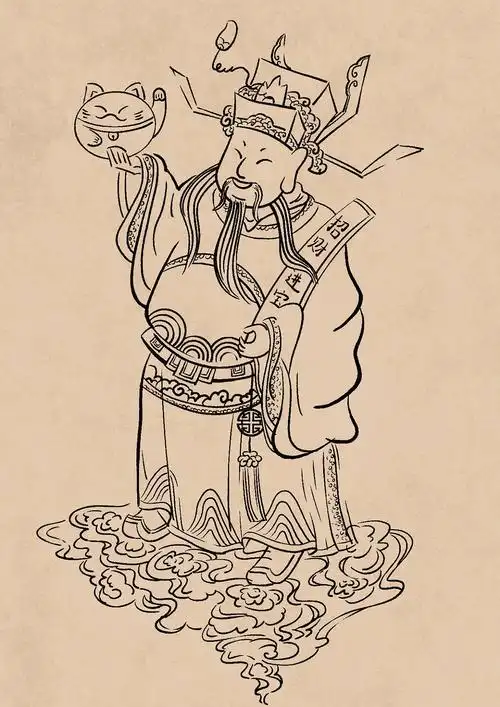 财神插画|插画|商业插画|晚上画画 - 原创作品 - 站酷 (zcool)