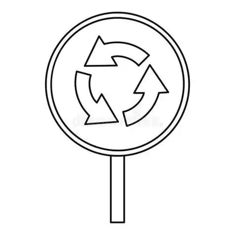 简笔画交通标志图案