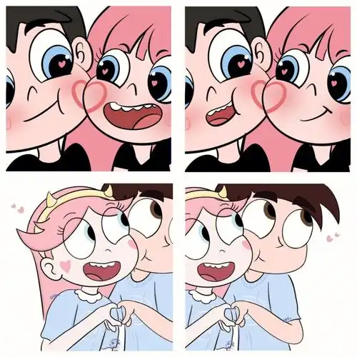 无论是住在旧阁楼还是城堡里"#今日文案  #情侣头像  #星蝶公主头像