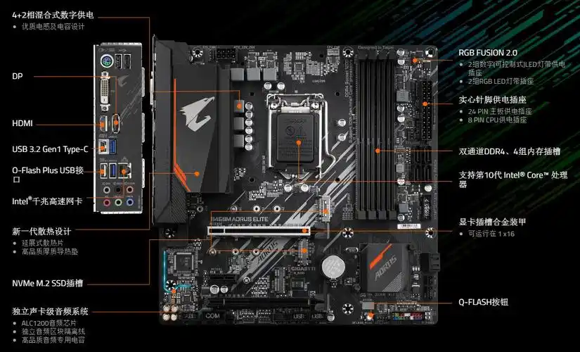 技嘉b460maoruselite