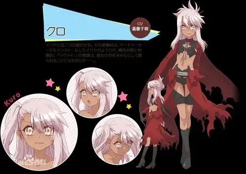 里的小黑(克洛伊·冯·爱因兹贝伦),确认后采纳下吧