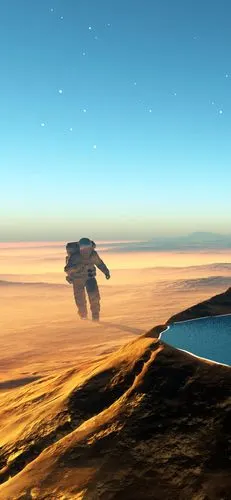 宇航员太空人高清壁纸小时候总是想当太空人