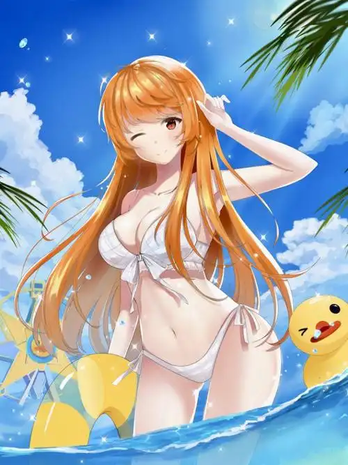 【qq飞车手游】泳装小橘子,pick你的爱