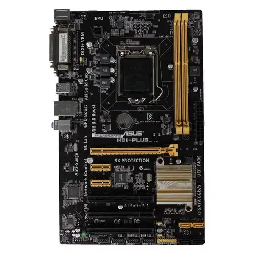 适用于 华硕 h81-plus台式机1150主板支持ddr3内存带3个pci