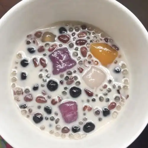 珍珠芋圆红豆西米露