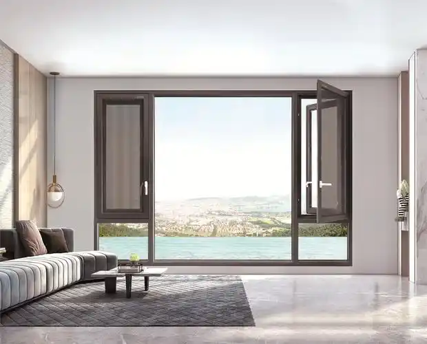 塞亚断桥窗纱一体平开窗