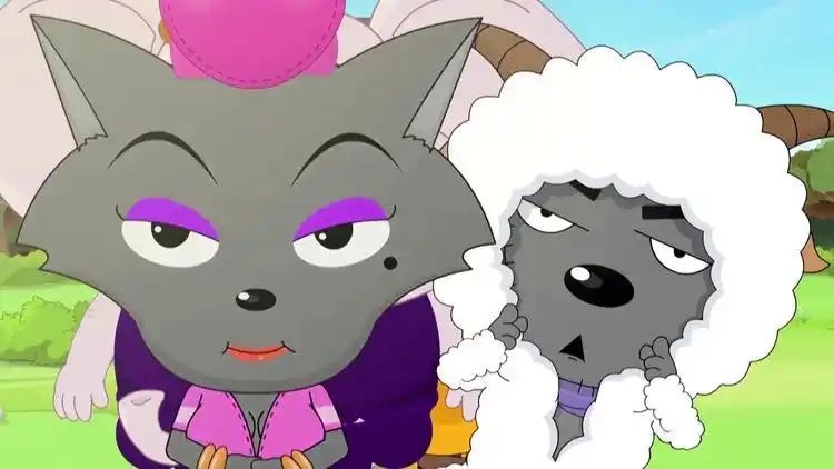 喜羊羊:灰太狼扮成灰羊羊参加扁嘴伦演唱会,被绕口令拦在了门外