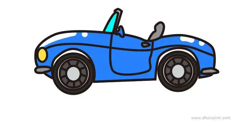 汽车儿童画怎么画 汽车简笔画图片