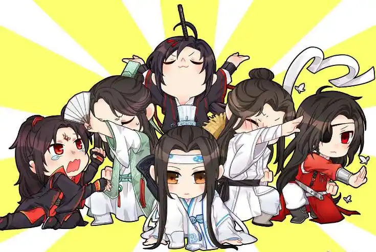 魔道祖师九张全家福,瑶妹身高一米八,不料聂导在自拍