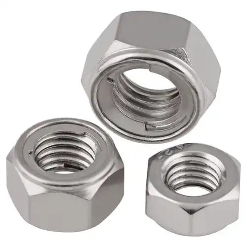 不锈钢金属锁紧自锁螺母防松螺丝帽m3m4m5m6m8m10m12m14m20螺母