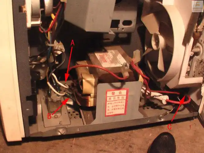 格兰仕wd800g微波炉面板坼解_接线图分享