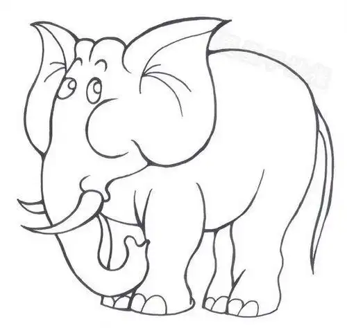 大象的简笔画怎么画 大象的简笔画怎么画图片