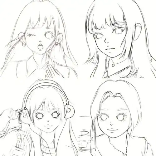 我的卡通线稿合集第666弹一起来上色吧