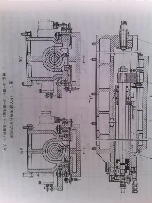 急求!!!液压组合机床主轴滑座cad图纸,要有标尺寸的_百度知道