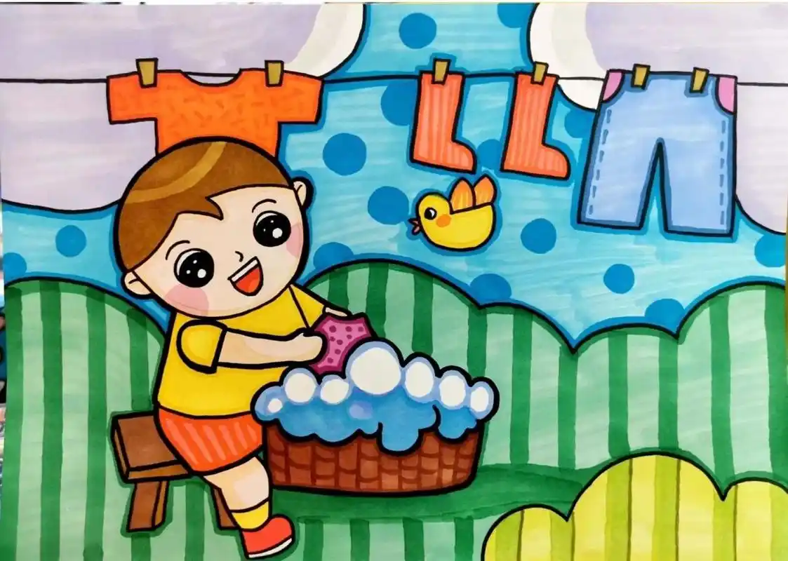 劳动为主题的绘画96