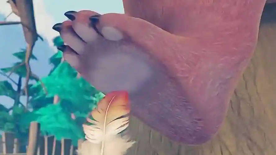 光头强真的好顽皮使劲给熊大挠痒痒惹得它哈哈大笑