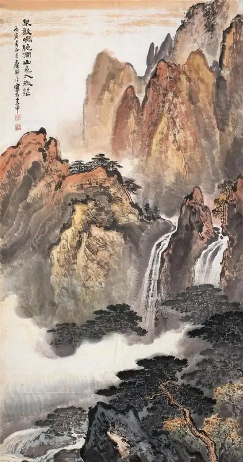 现代山水画坛一位重量级国画大家应野平极具收藏价值