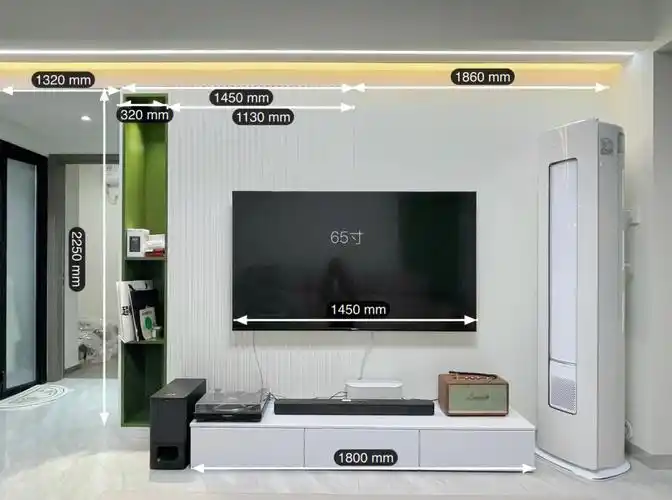电视背景墙尺寸详细客厅布局尺寸09