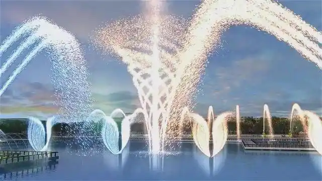 网红打卡地,沈阳超美音乐喷泉亮相浑南