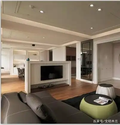 10款让你眼前一亮的矮墙电视背景墙设计