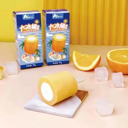 奥雪大冰桶天冰大果夏威夷两吃甜橙牛奶雪糕冰淇淋冰淇淋