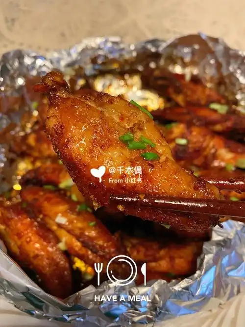 空气炸锅版烤鸡翅好吃到舔手指