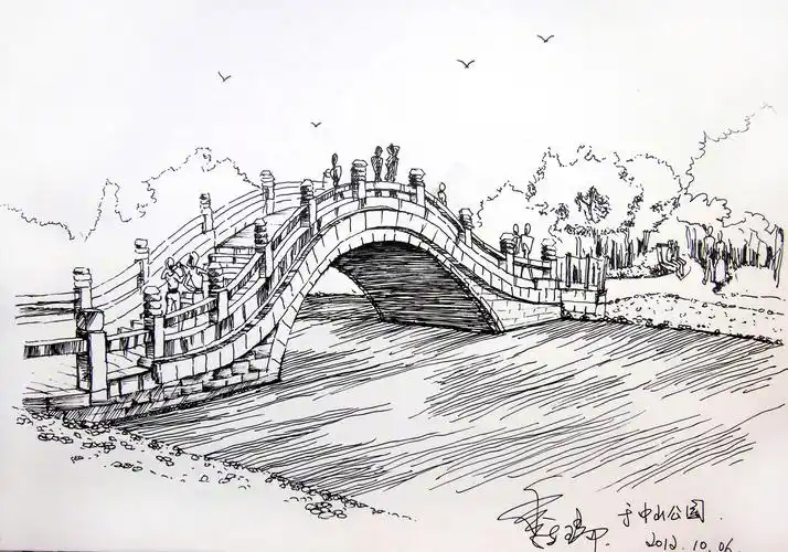 意境感的风景速写怎么画注意这3点提高画面表达力