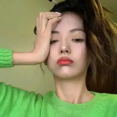 小清新可爱的真人女生头像简约干净