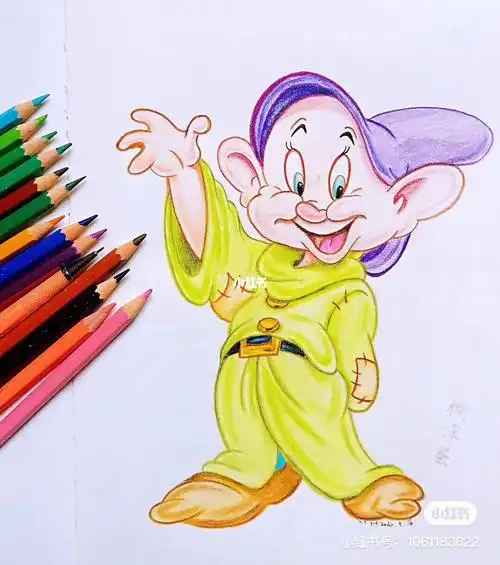 彩铅卡通