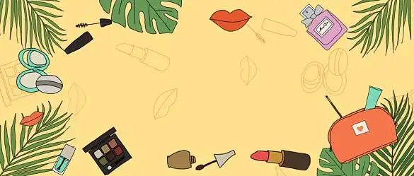 化妆品直播带货背景